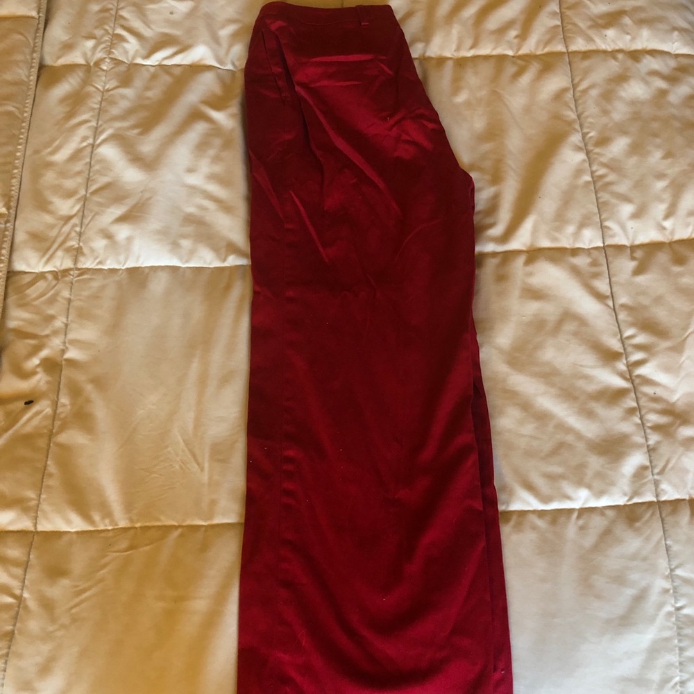 Red beautiful pants